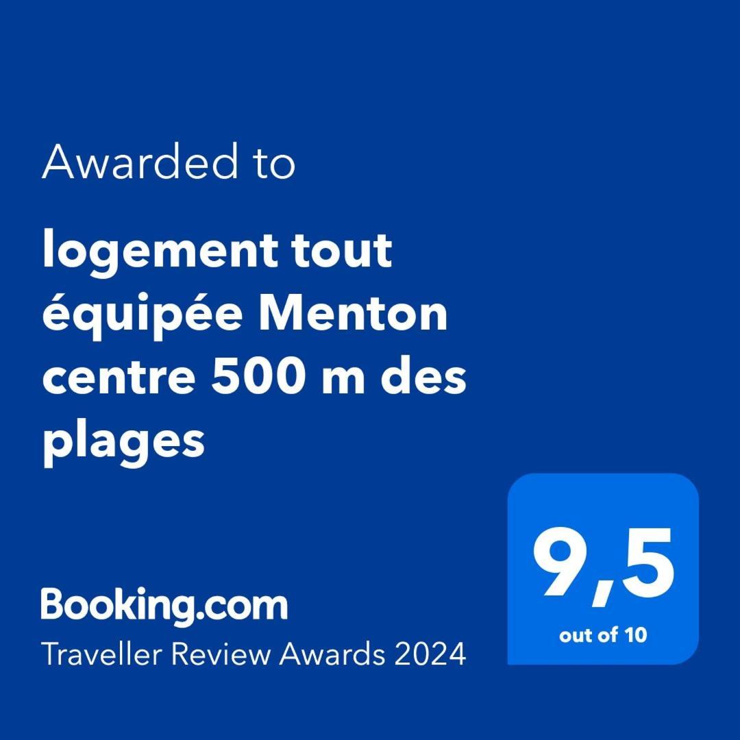 Appartement Tout Equipe Centre Ville Menton Ngoại thất bức ảnh